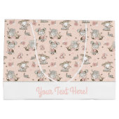 Cute Girls Reading Books Gift Ideeën Groot Cadeauzakje (Achterkant)