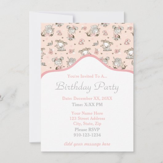 Cute Girls Reading Books Gift Ideeën Kaart (Voorkant)