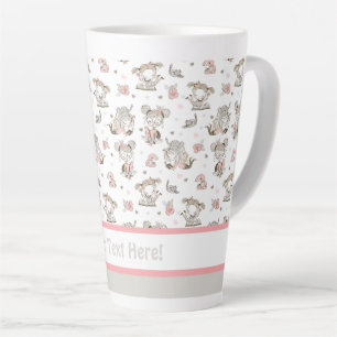 Cute Girls Reading Books Gift Ideeën Latte Mok