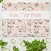 Cute Girls Reading Books Gift Ideeën Theedoek (Gevouwen)