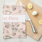 Cute Girls Reading Books Gift Ideeën Theedoek (Quarter Fold)