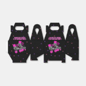 Cute Girl's Roller Schaats Birthday Party Bedankdoosjes (Uitgevouwen)