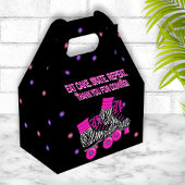 Cute Girl's Roller Schaats Birthday Party Bedankdoosjes