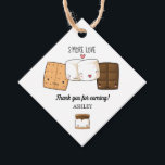 Cute Girls S'mores Backyard Kids Birthday Party Bedankjes Labels<br><div class="desc">Voor je achtertuin's mores verjaardagsfeestje is een marshmallows gunst die dankjewel zegt. Nadat je kinder mores verjaardagsfeestje je gasten naar huis stuurt met deze schattige gunst op hun mooie dozen. Twee zoete marshmallows knuffelen, een bar chocolade en een graham met de verjaardag of de dankbaarheid van het meisje. Drie regels...</div>