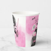 Cute Girls Spooktacular Halloween Birthday Party Papieren Bekers (Rechts)