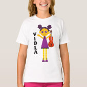Cute Girls Viola T-shirt (Voorkant)