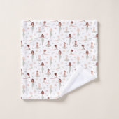 Cute Girls Zen Yoga Meditation Spirituele Namaste Bad Handdoek (Wasdoekje)