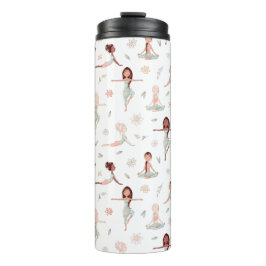 Cute Girls Zen Yoga Meditation Spirituele Namaste Thermosbeker