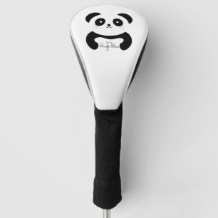 Cute Girly Baby Panda Beer Monogram Golfheadcover