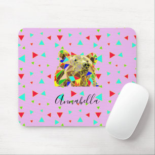 Cute Girly Beer Pink Muismat