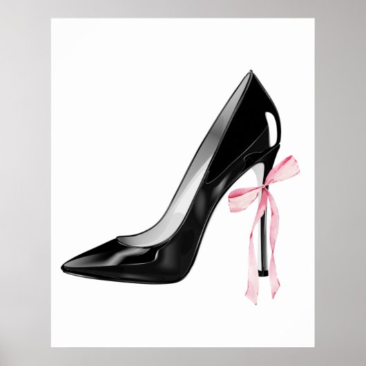 Cute Girly Bow Wall  Poster (Voorkant)