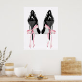 Cute Girly Bow Wall Poster (Keuken)