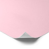 Cute Girly Bow Wall  Poster (Hoek)