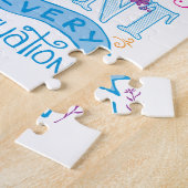 Cute Girly Christian Bible Verse Handlettered Pink Legpuzzel (Zijkant)