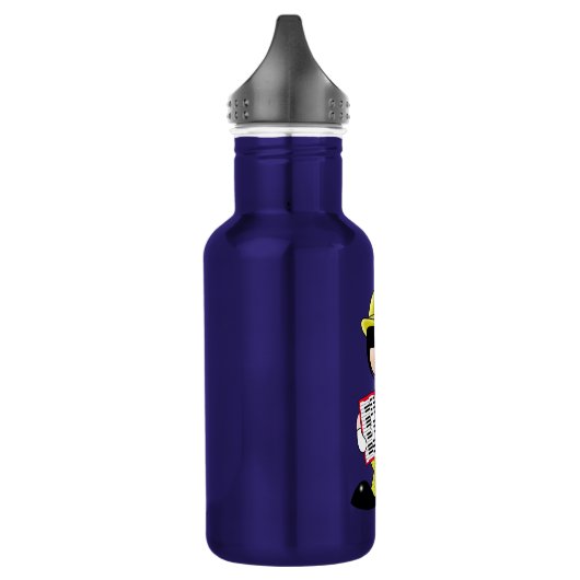 Cute Girly Clown met Accordian Waterfles (Links)