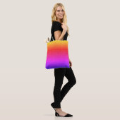 Cute Girly Color Blend Waterverf Tote Bag (Op model)