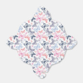 Cute Girly Colorful Butterfly Illustration Pattern Bedankdoosjes (Uitgevouwen)