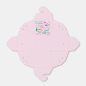 Cute Girly Custom 21st Birthday Cocktails Bedankdoosjes (Uitgevouwen)