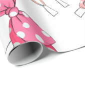 Cute Girly Diva Glam Chic Mode Cadeaupapier (Rol Hoek)