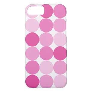 Cute Girly Elegant Pink Polka Dots Case-Mate iPhone Case