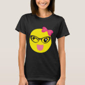 Cute Girly Emoji T-shirt (Voorkant)
