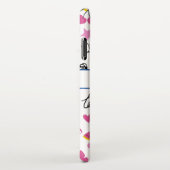 Cute Girly Fun Unicorn Rainbow Stars Butterflies iPhone Hoesje (Rechterkant)