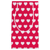 Cute Girly Heart Pattern Valentijnsdag Gift Klein Cadeauzakje (Voorkant)