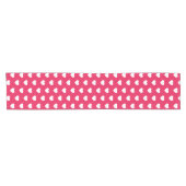 Cute Girly Heart Pattern Valentijnsdag Gift Korte Tafelloper (Horizontaal)