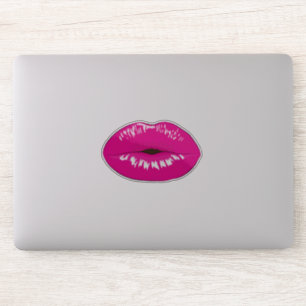 Cute Girly Lips, Kiss Sticker