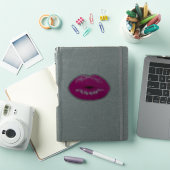 Cute Girly Lips, Kiss Sticker (iPad Cover)