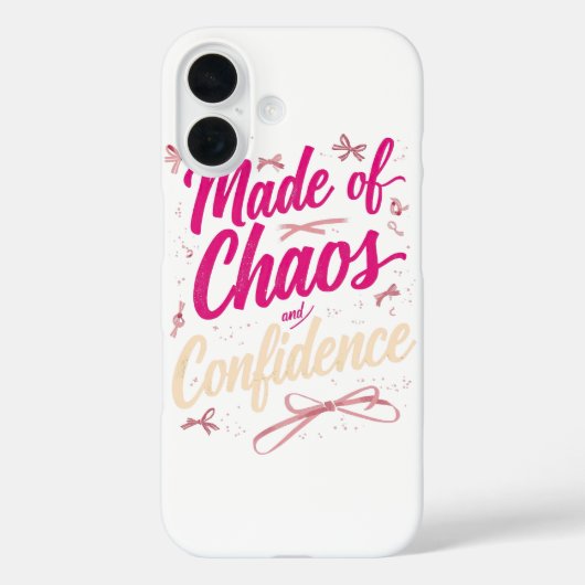 Cute Girly Made Of Chaos And Confidence Case-Mate iPhone Case (Achterkant)