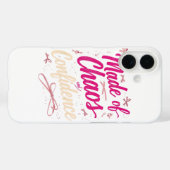 Cute Girly Made Of Chaos And Confidence Case-Mate iPhone Case (Achterkant (horizontaal))