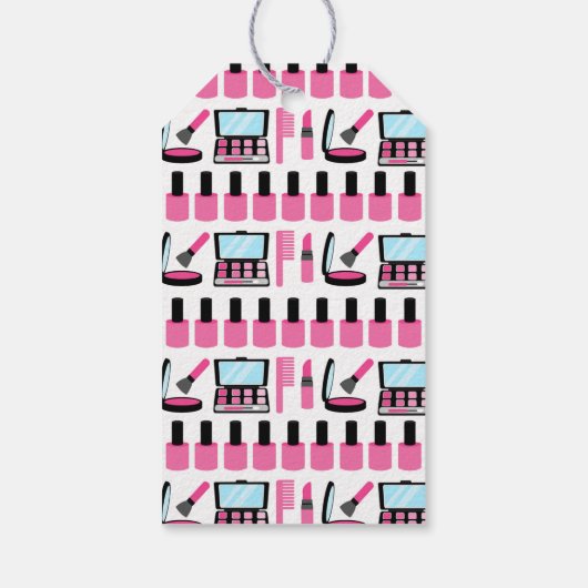Cute girly make keup label cadeaulabel (Achterkant)