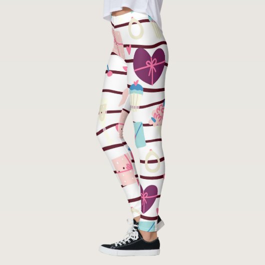 Cute Girly Pattern Leggings (Links)
