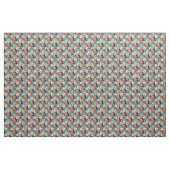 Cute Girly Pink Floral Golden Strokes Design Stof (Fat Quarter)