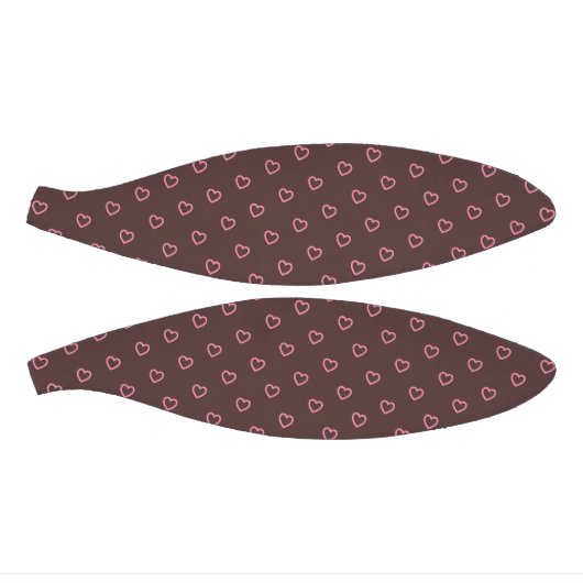 Cute Girly Pink Hearts Polka Dot Pattern Mini Basketbal (Panelen)