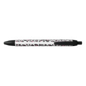 Cute Girly Pink Leopard Print Teacher Life Pen (Achterkant)