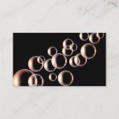 Cute Girly Polka Dot House Cleaning Services Visitekaartje (Achterkant)