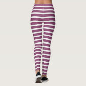 Cute Girly Schattig, Glittery Striped Leggings (Achterkant)