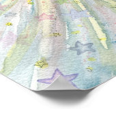 Cute Girly Star Fairy van Molly Harrison Poster (Hoek)