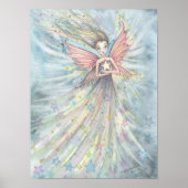 Cute Girly Star Fairy van Molly Harrison Poster (Voorkant)