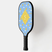 Cute Girly Sunshine and Clouds, op maat gesneden Pickleball Paddle (Links)