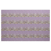 Cute girly trendy paarse faux glitter leopard stof (Fat Quarter)