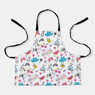 Cute Girly Unicorn Rainbow Fun Colorful Patroon Schort