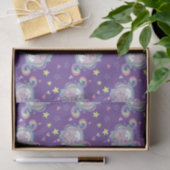 Cute  Girly Unicorn Stars and Hearts Pattern Tissuepapier (Geschenk)