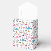 Cute Girly Whimsical Rainbow Colorful Illustrated Bedankdoosjes (Geopend)