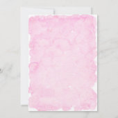 Cute Girly Whimsical Red Pink Dragonfly Birthday Kaart (Achterkant)