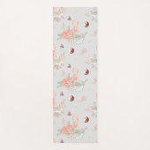 Cute Girly Zen Yoga Meditation Yin Yang Namaste Yogamat (Voorkant)