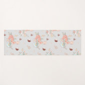 Cute Girly Zen Yoga Meditation Yin Yang Namaste Yogamat (Voorkant (horizontaal))