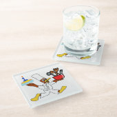 Cute Glazen Onderzetter (Schuin)